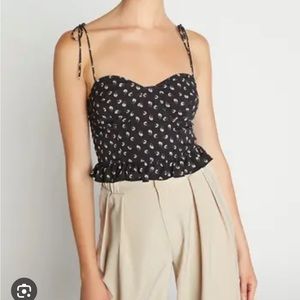 Choosy floral Lila top